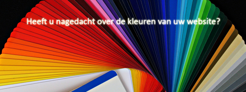 Heeft u nagedacht over de kleuren van uw website?