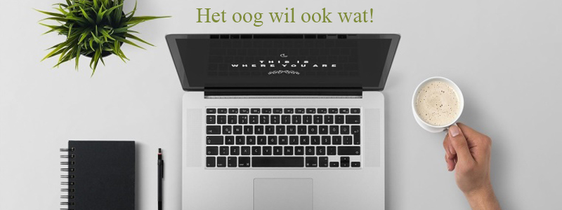 Het oog wil ook wat!